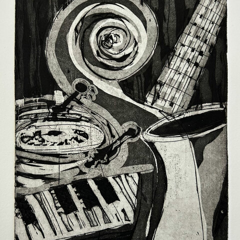 Jazz Club
etching
