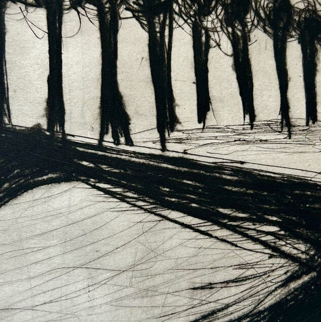 Trees
Drypoint   
18"x20”  